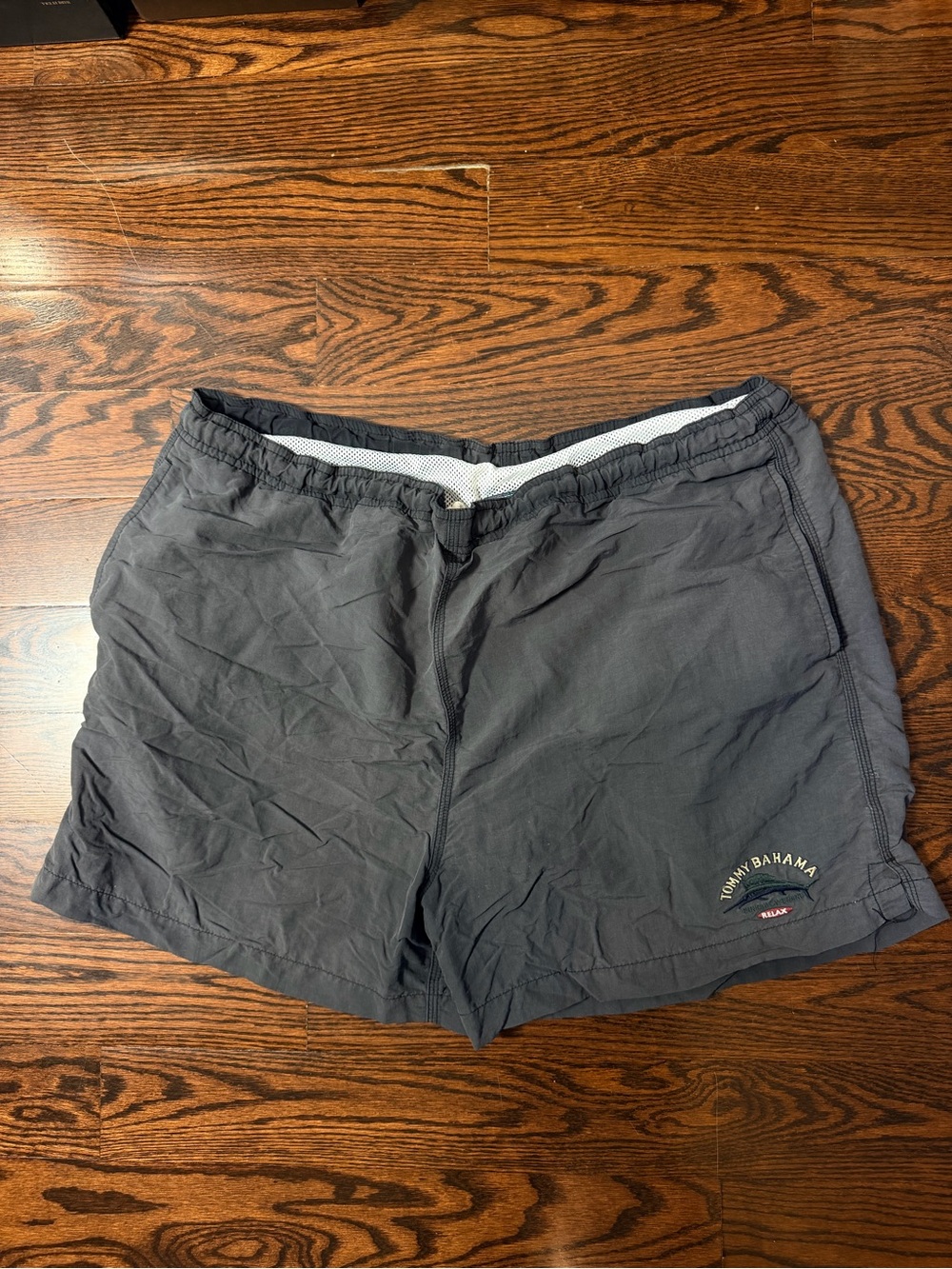 Tommy Bahama Dark Gray Men's Hybrid Shorts Swim Trunk L